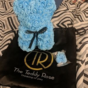 Blue Rose Bear